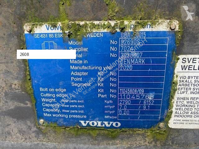 Vybavenie stavebného stroja Volvo 3.0 m...