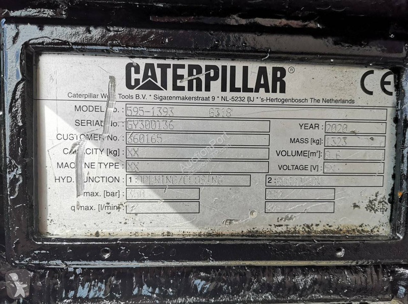 Equipamientos maquinaria OP Caterpillar 595-1393