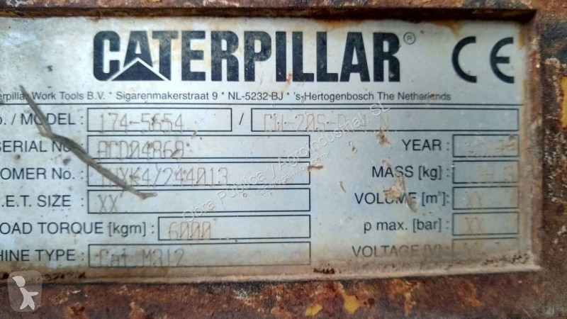 Equipamientos maquinaria OP Caterpillar Acople...