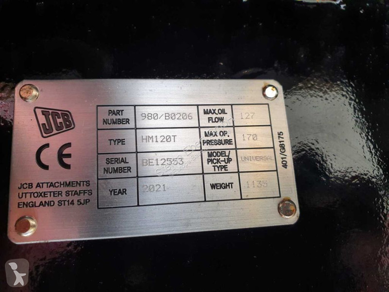 Udstyr til anlægsarbejder JCB HM120T /...