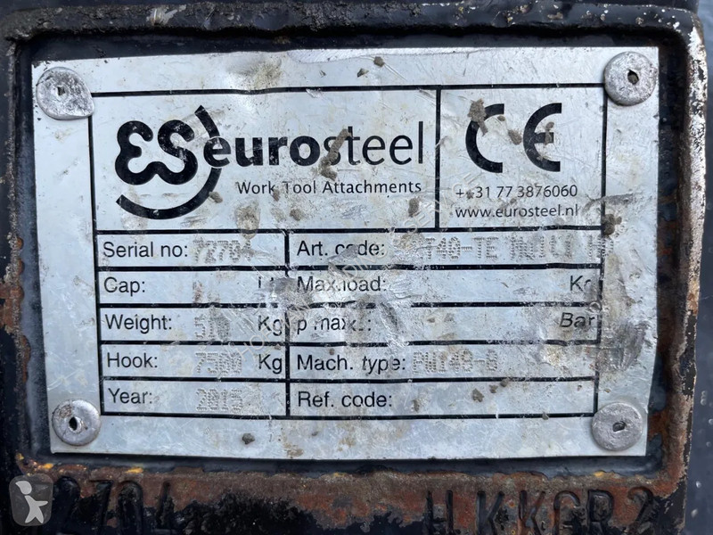 Udstyr til anlægsarbejder Eurosteel Rototilt RT40B