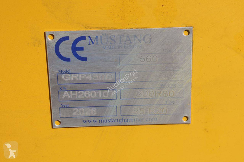 Équipements TP Mustang