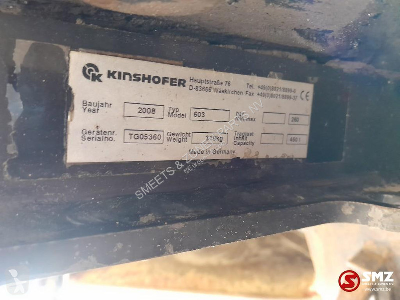 Aanbouwstukken voor bouwmachines Kinshofer Occ...