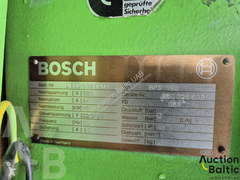 Udstyr til anlægsarbejder Bosch BPS 195