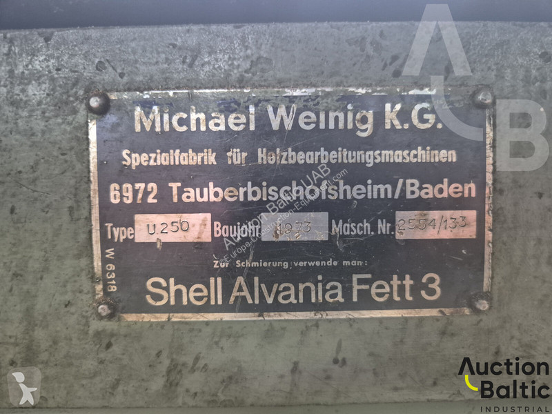 Vybavenie stavebného stroja  Weinig (9-head...