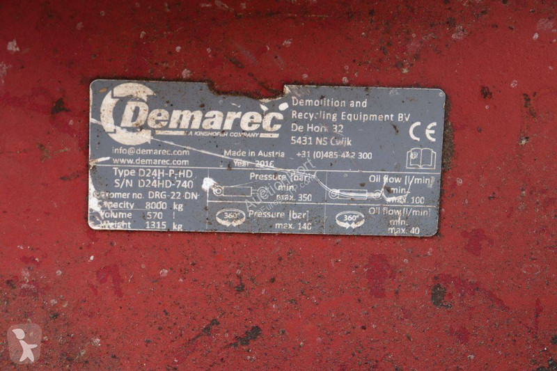 تجهيزات الأشغال العمومية Demarec D24H-P-HD