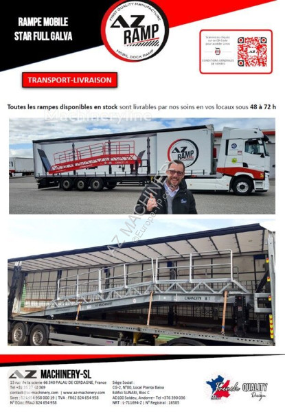 Vybavenie stavebného stroja  AZ RAMP-STAR 8...