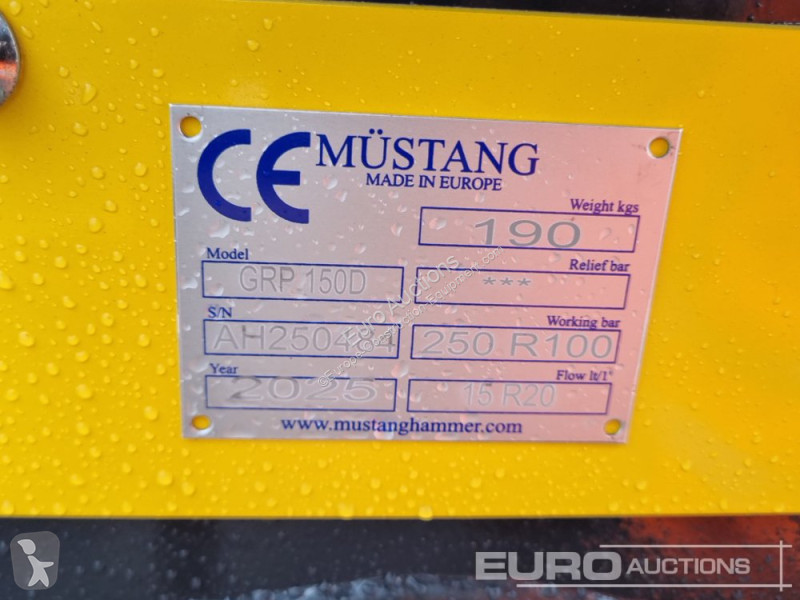 Equipamientos maquinaria OP Mustang GRP150D