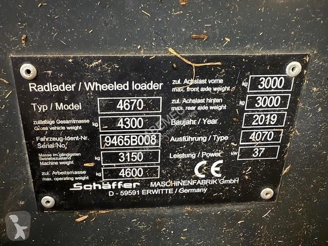 Udstyr til anlægsarbejder Schäffer shovel type...
