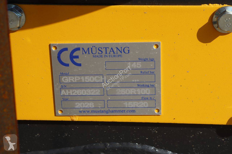 Équipements TP Mustang GRP150CH