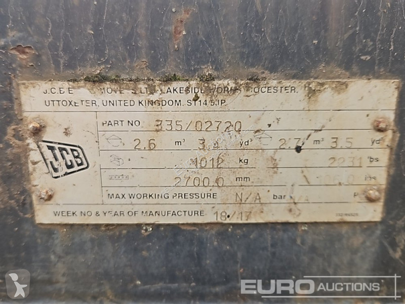 Aanbouwstukken voor bouwmachines JCB