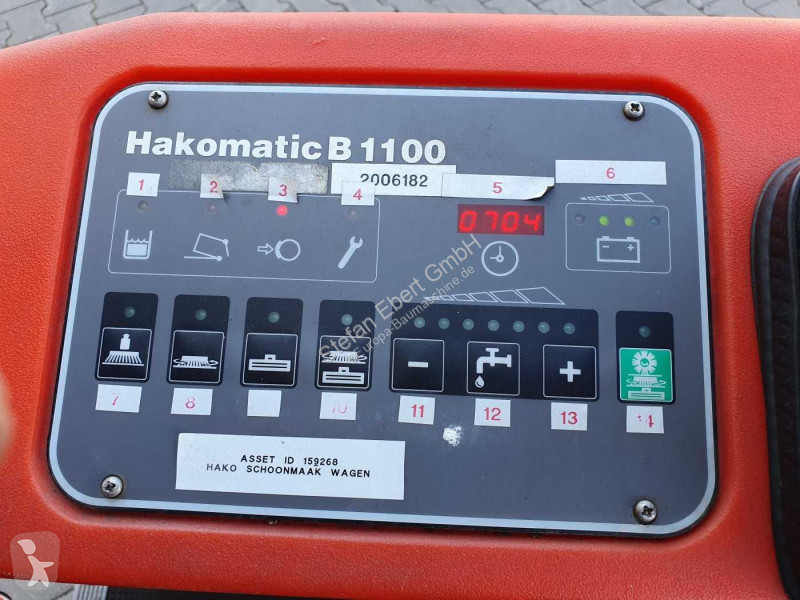 معدات التنظيف Hako Hakomatic B 1100 / nur 704h!...
