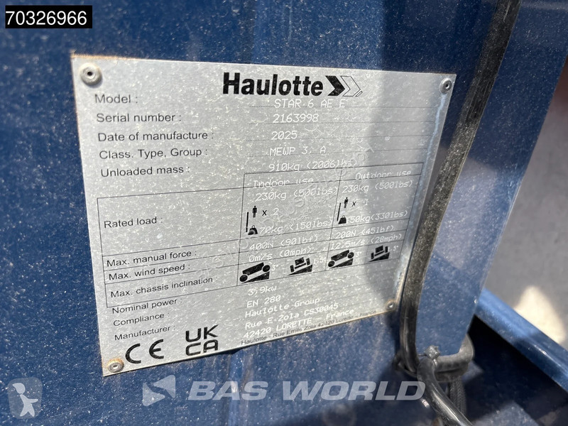 منصة تلسكوبية Haulotte STAR 6 AE E
