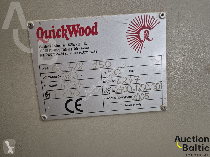 Equipamientos maquinaria OP  QL4/8 150