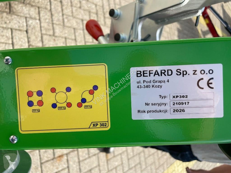 Équipements TP Befard XP 302 vacuumheffer