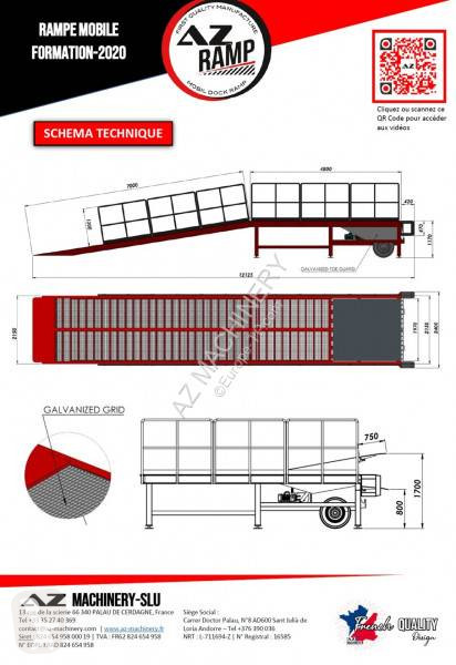 Equipamientos maquinaria OP AZ Ramp formation 2020