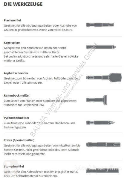 تجهيزات الأشغال العمومية Indeco HP 5000 FS