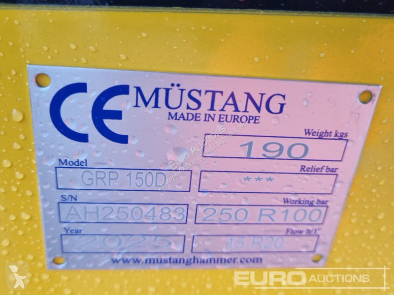Aanbouwstukken voor bouwmachines Mustang GRP150D