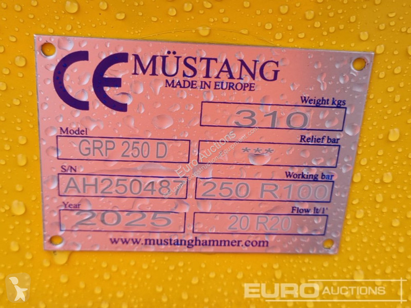 Equipamientos maquinaria OP Mustang