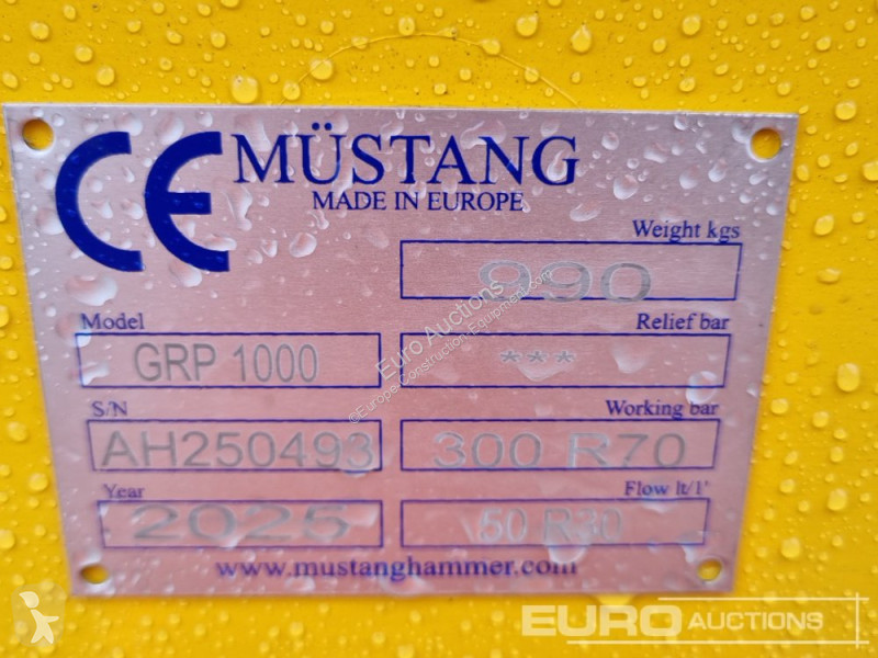 Equipamientos maquinaria OP Mustang GRP1000