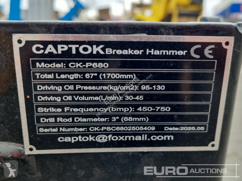 Aanbouwstukken voor bouwmachines  CK-P680