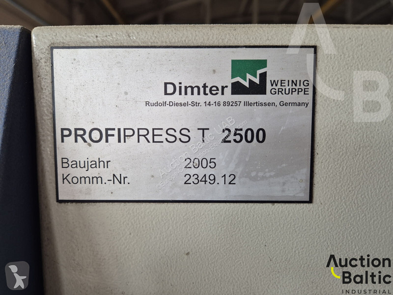 Equipamientos maquinaria OP  ProfiPress T 2500