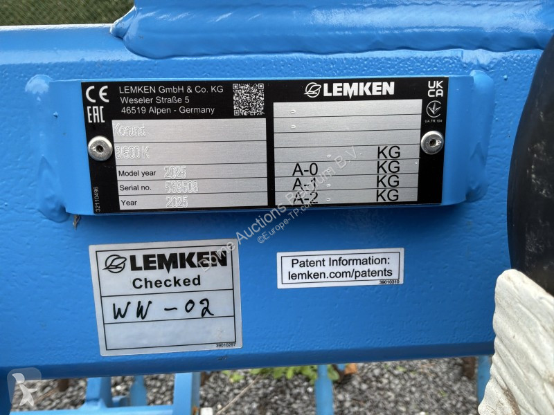 Aanbouwstukken voor bouwmachines Lemken Korund...