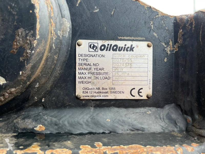 Aanbouwstukken voor bouwmachines Oilquick...