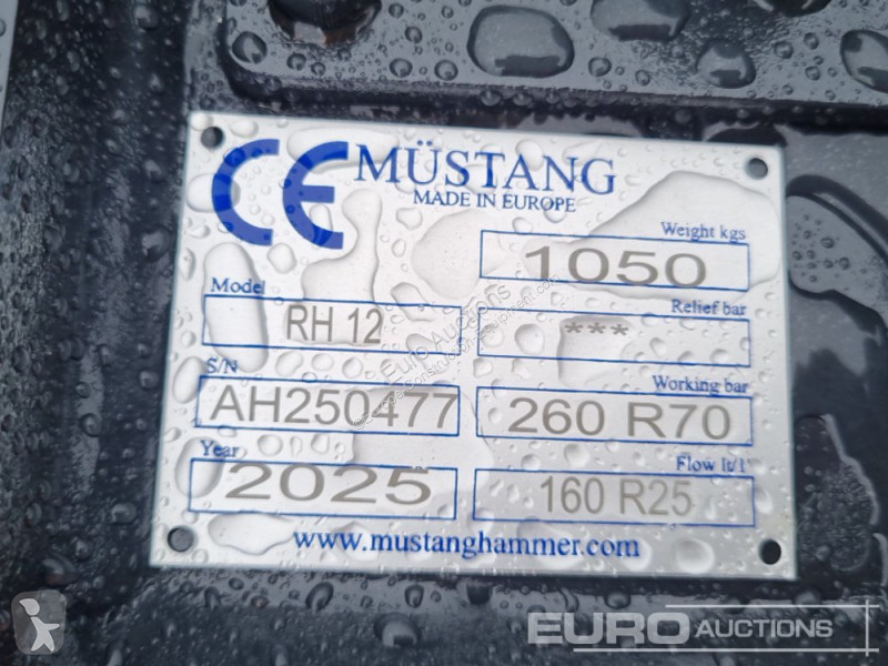 Udstyr til anlægsarbejder Mustang RH12