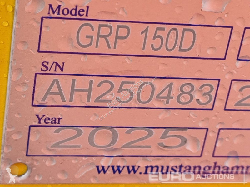 Aanbouwstukken voor bouwmachines Mustang GRP150D