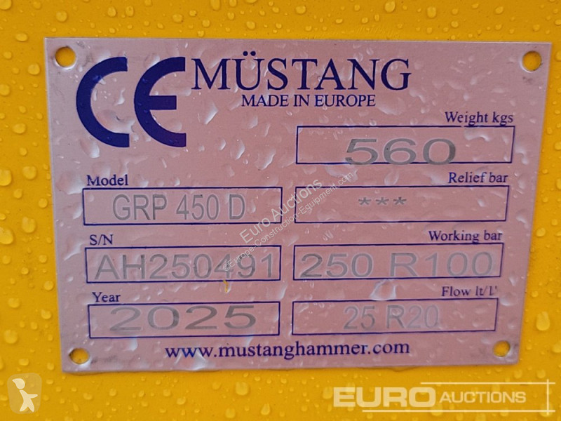 Equipamientos maquinaria OP Mustang