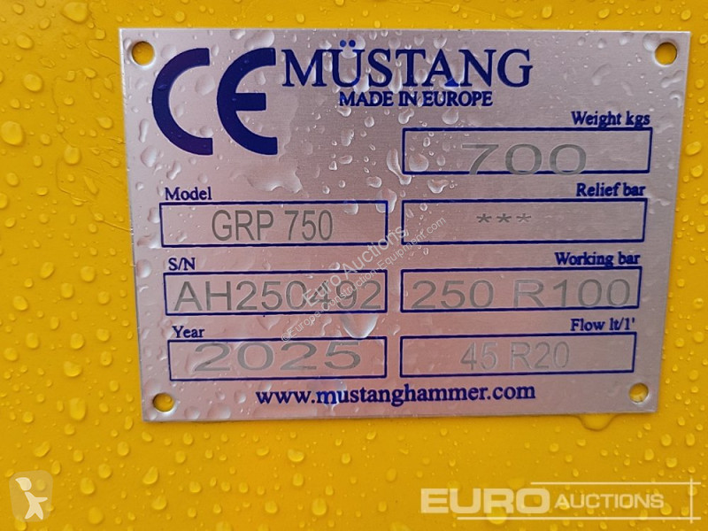 Equipamientos maquinaria OP Mustang GRP750