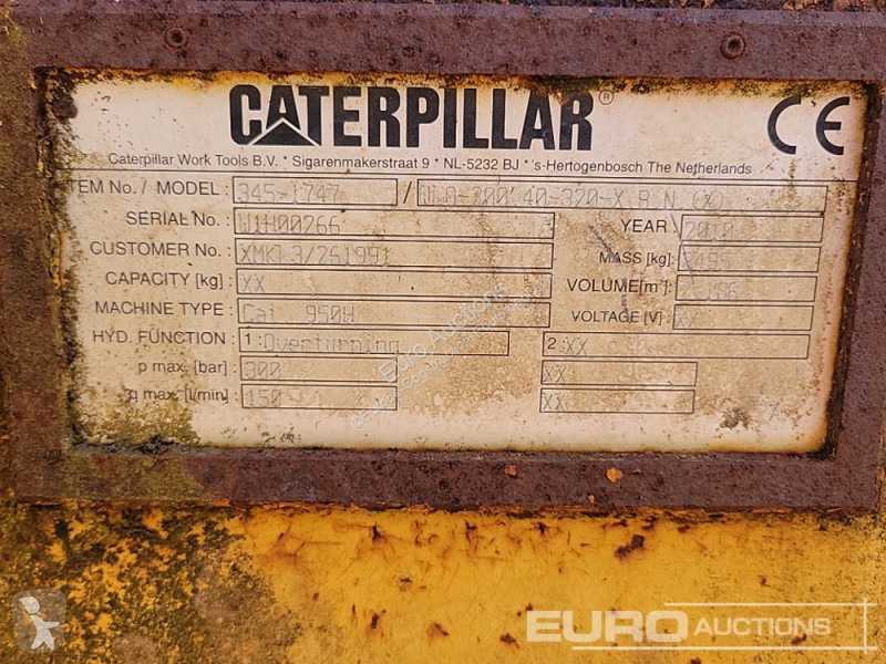 Echipamente pentru construcţii Caterpillar