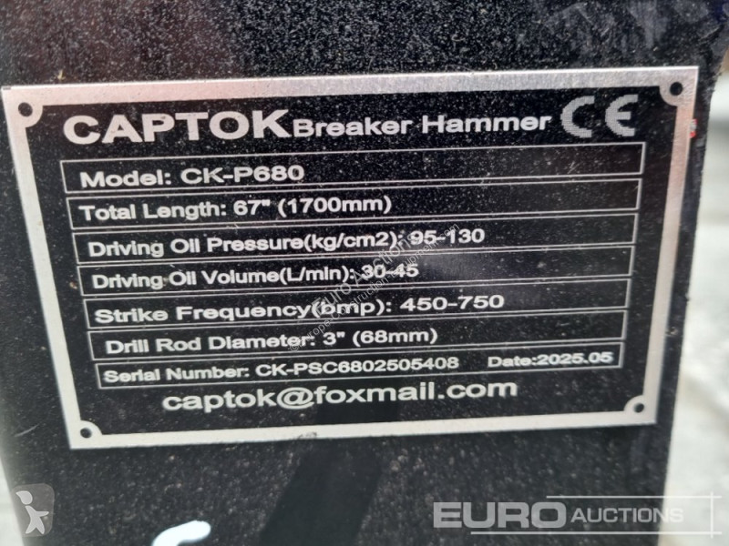 Aanbouwstukken voor bouwmachines  CK-P680