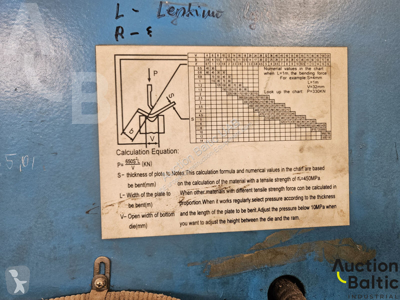 Vybavenie stavebného stroja  Yuan WC67YA