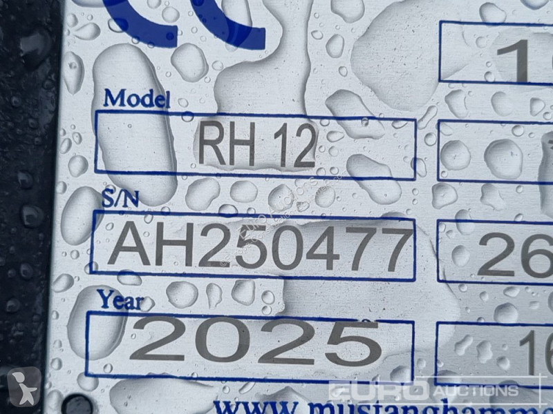 Udstyr til anlægsarbejder Mustang RH12