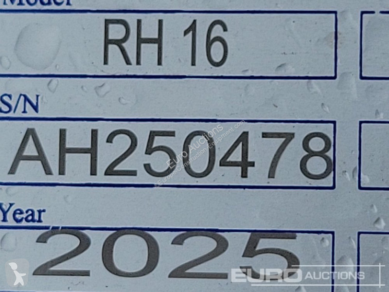 Aanbouwstukken voor bouwmachines Mustang RH16