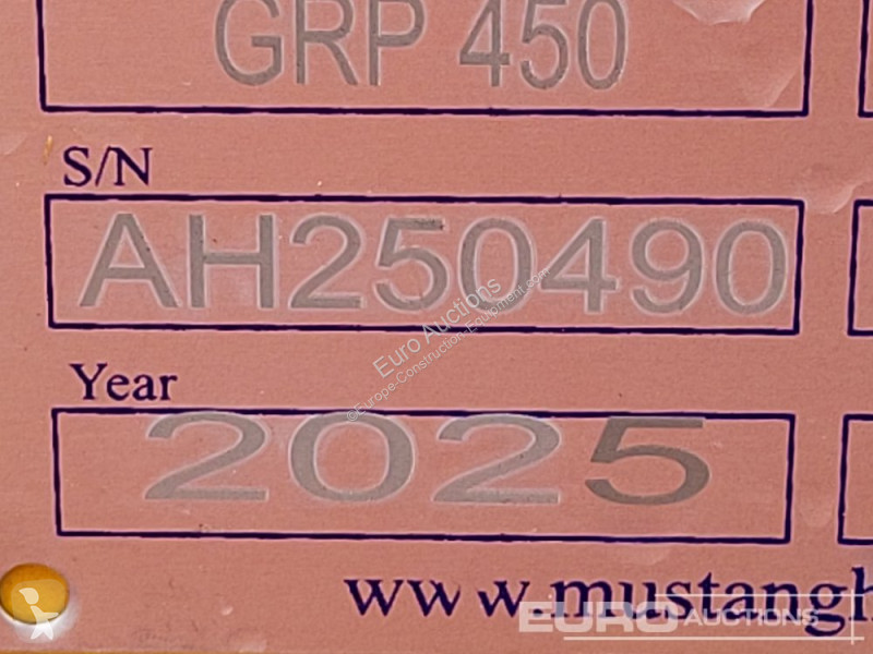 Equipamientos maquinaria OP Mustang GRP450