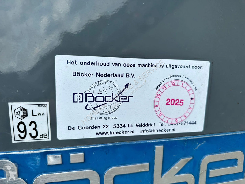 Aanbouwstukken voor bouwmachines Böcker 34/1-8LH