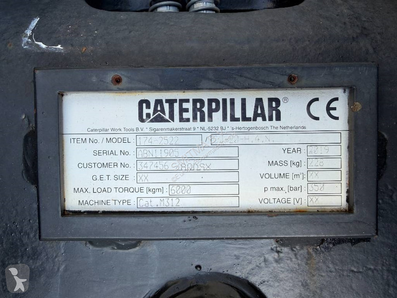 Vybavenie stavebného stroja Verachtert CW20 -...
