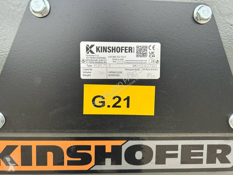 تجهيزات الأشغال العمومية Kinshofer KGR 75S 8-16...