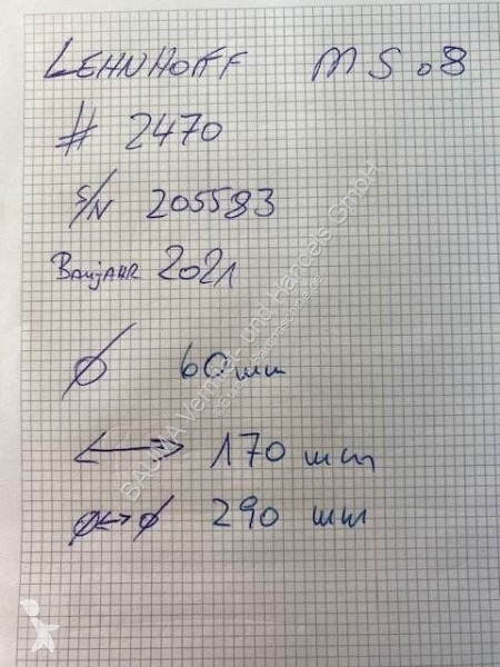 Udstyr til anlægsarbejder Lehnhoff (99002470)...