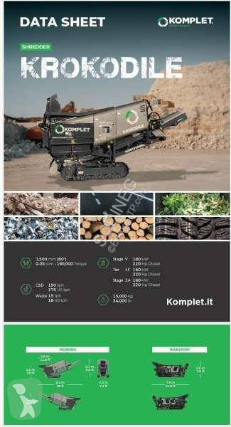 تفتيت، إعادة التدوير Komplet Lem  KROKODILE
