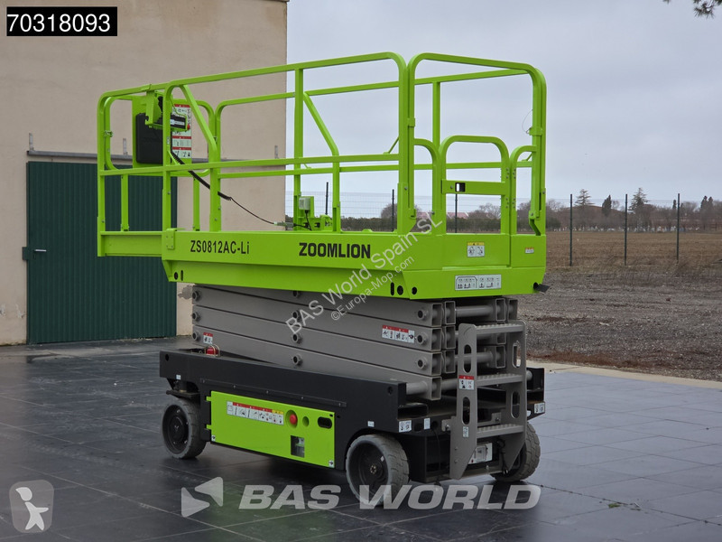 Vybavenie stavebného stroja  ZS0812AC-Li 8 M -...