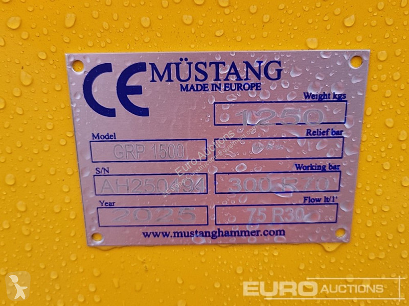 Equipamientos maquinaria OP Mustang GRP1500