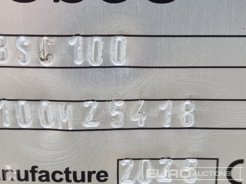 Aanbouwstukken voor bouwmachines  BSC100