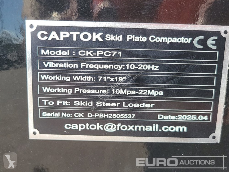 Aanbouwstukken voor bouwmachines  CK-PC71