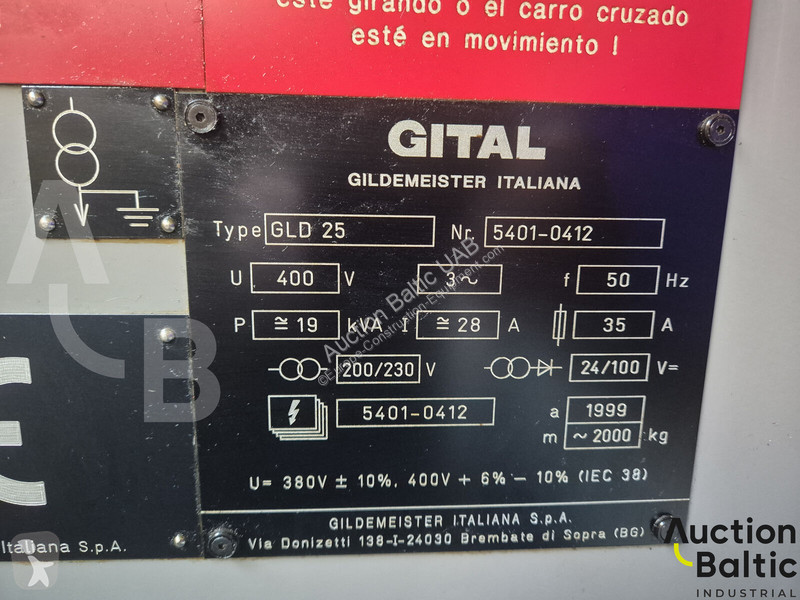Aanbouwstukken voor bouwmachines  GLD 25