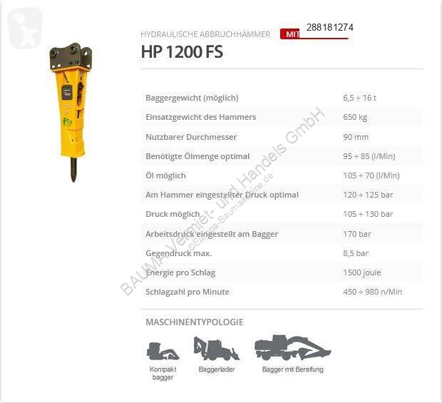 Equipamientos maquinaria OP Indeco HP 1200 FS