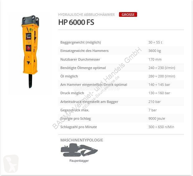 Equipamientos maquinaria OP Indeco HP 6000 FS